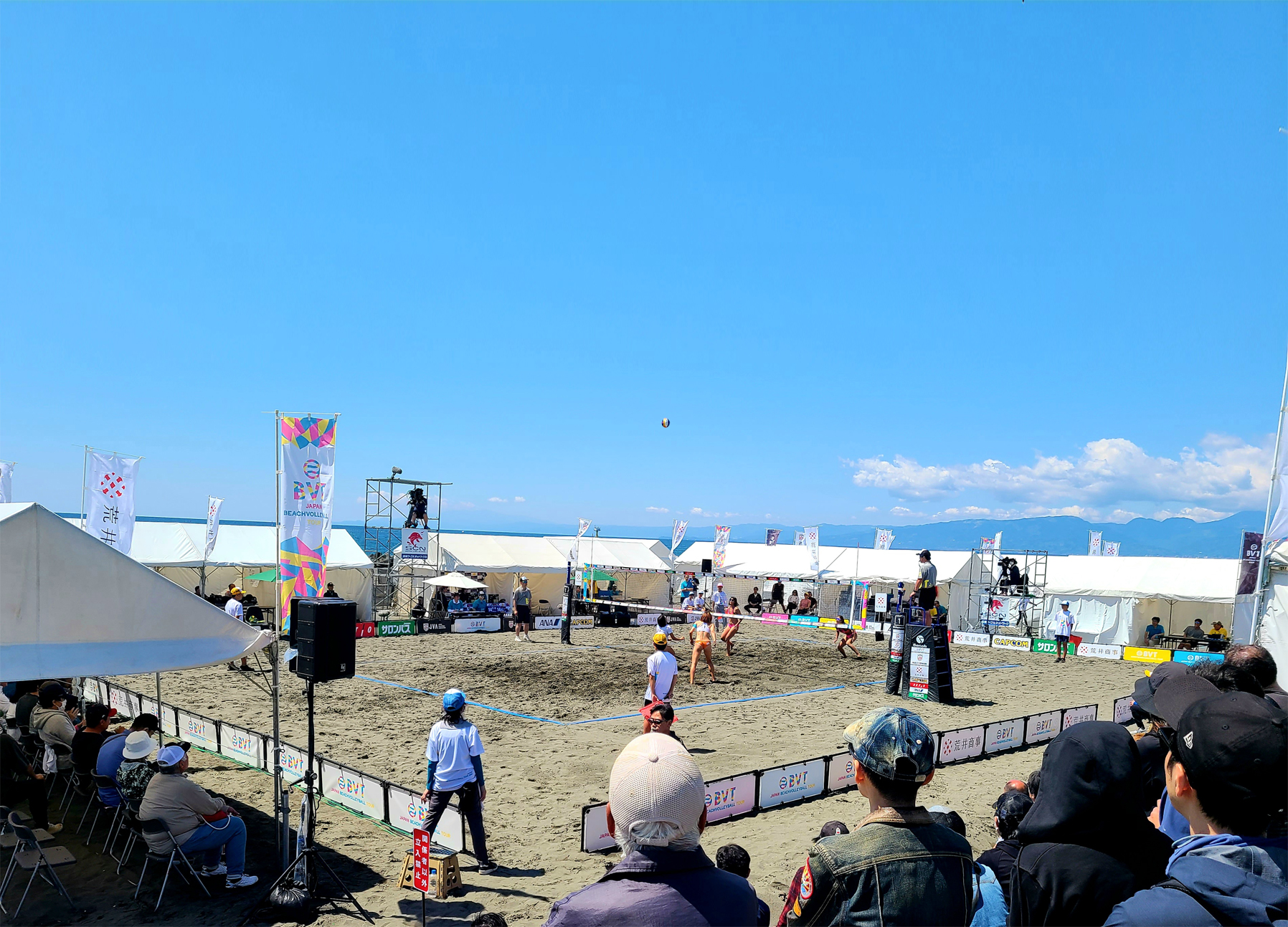 荒井商事さまビーチバレー大会のプロモーション